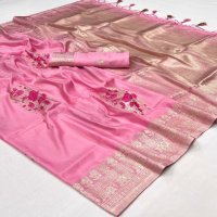 Rajtex Kyotosilk Wholesale Habutai Silk Handloom Weaving Ethnic Sarees
