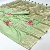 Rajtex Kyotosilk Wholesale Habutai Silk Handloom Weaving Ethnic Sarees