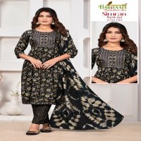 Hariyaali Simran Wholesale Nyra Cut Kurti With Pant And Dupatta