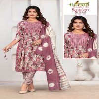 Hariyaali Simran Wholesale Nyra Cut Kurti With Pant And Dupatta