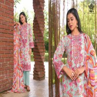 AQSA Neysa Wholesale Cambric Cotton With Exclusive Work Dress Material