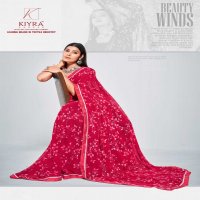 kiyra saree ishika classic look weightless print saree with blouse