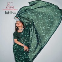 kiyra saree ishika classic look weightless print saree with blouse