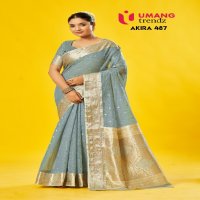 Umang akira vol 487 cotton new trendy stylish saree wholesaler