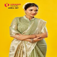 Umang akira vol 487 cotton new trendy stylish saree wholesaler