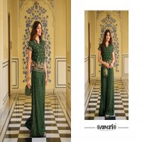 farida by zaveri fancy silk embroidery work readymade pakistani kurti with pant