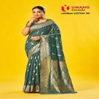 Umang mahima cotton vol 391 cotton daily wear saree exports