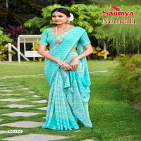 neerali by saumya bandhani printed georgette saree collection