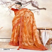 Vallabhi Gyana Wholesale Brasso Fabrics Indian Sarees