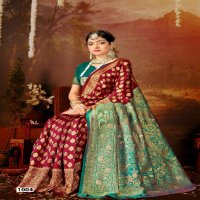 Saroj Anarkali Vol-1 Wholesale Lichi Silk With Rich Pallu Ethnic Sarees