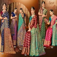 Saroj Anarkali Vol-1 Wholesale Lichi Silk With Rich Pallu Ethnic Sarees