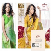 Vallabhi Shirisha Wholesale Georgette Ethnic Indian Sarees