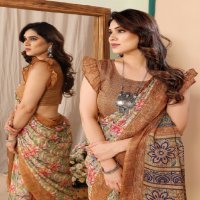 S Walk Dyuti Vol-4 Wholesale Mirror Work Indian Ethnic Sarees