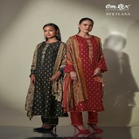 Omtex Svetlana Wholesale Russian Silk With Handwork Straight Suits