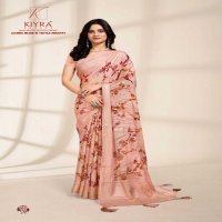 kiyra launch kanika pretty look foil print saree collection