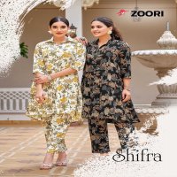 shifra zoori rayon print classic look full stitch kurti with pant exports