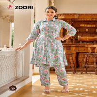 shifra zoori rayon print classic look full stitch kurti with pant exports