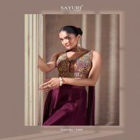 sayuri designer nisha chinon silk readymade indo western dress