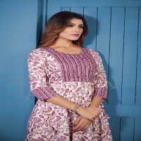 ambika kaavaalaa vol 10 full stitch rayon amazing print combo set long kurti