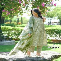 MYSTIC 9 SARA VOL 9 AMAZING READYMADE NAYRA CUT KURTI PANT DUPATTA COLLECTION