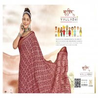 Vallabhi Jiya Wholesale Moss Georgette Ethnic Indian Sarees