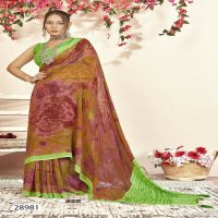 Vallabhi Manasvi Wholesale Georgette Fabrics Ethnic Indian Sarees