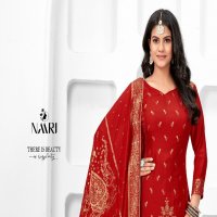 MEHAK VOL 2 BY NAARI PURE MUSLIN JACQUARD CASUAL DRESSES