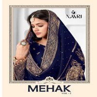 MEHAK VOL 2 BY NAARI PURE MUSLIN JACQUARD CASUAL DRESSES