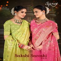 Saroj Sakshi Saroski Vol-1 Wholesale Soft Linen Cotton Sarees