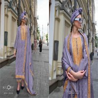 Kilory Piccaso Wholesale Pure Woven Silk With Fancy Handwork Function Wear Suits
