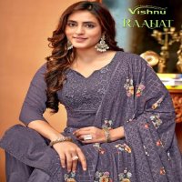 Vishnu Raahat Wholesale Simmer Georgette Dress Material