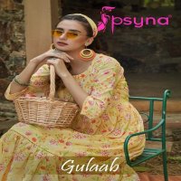 gulaab by psyna cotton classic look readymade gown