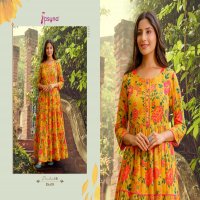 gulaab by psyna cotton classic look readymade gown