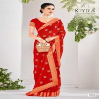 kanyadan by kiyra saree comfortable chiffon print saree