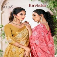 kavisha by kiyra saree heavy chiffon unique style saree