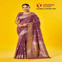 Umang mahima cotton 392 claasic look cotton saree with blouse