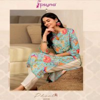 psyna phool 1 rayon print comfortable readymade long kurti