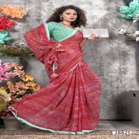 eesha vol 4 by vallabhi prints pretty look georgette print saree