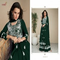 lakhnavi vol 5 dark list by vamika rayon palazzo style fashionable fullstitch 3pcs dress