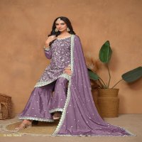 TWISHA ANJUBAA VOL 34 DESIGNER OCCASION WEAR LONG UNSTITCH SALWAR KAMEEZ