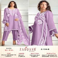 Zarqash Z-154 Wholesale Readymade Indian Pakistani Salwar Suits