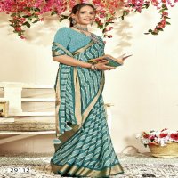 Vallabhi Jivya Wholesale Moss Georgette Ethnic Sarees