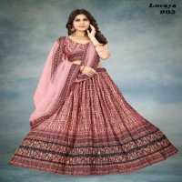 Lucaya Vol-9 Wholesale heavy Chinon Silk Designer Lehengas