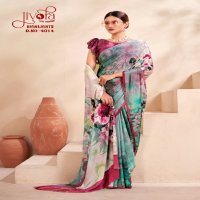 Jivora Highlights Wholesale Premium Crepe Soft Silk Indian Sarees