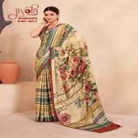 Jivora Highlights Wholesale Premium Crepe Soft Silk Indian Sarees