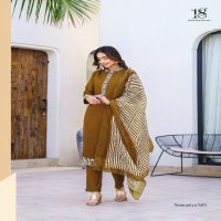 WOMANIYA VOL 5 BY 18 ATTITUDE FANCY STRAIGHT CUT KURTI WITH PANT AND DIGITAL DUPATTA CATALOG