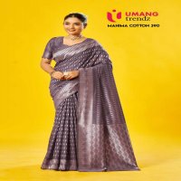 Umang mahima cotton 390 cotton stylish saree with blouse