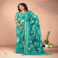 kiyra saree alveera brasso pattern stylish look saree with blouse