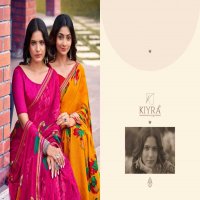 kiyra saree chaliya dyeble border comfortable renial saree wholesaler