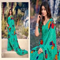 kiyra saree chaliya dyeble border comfortable renial saree wholesaler